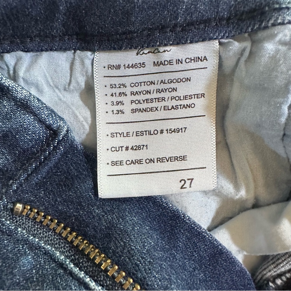 KanCan (for Maurice's) Dark Wash Skinny Jeans -27 - Picture 5 of 5